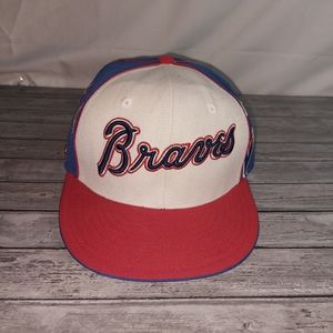American Needle MLB Atlanta Braves Hat Fitted 7 3/4 Cooperstown